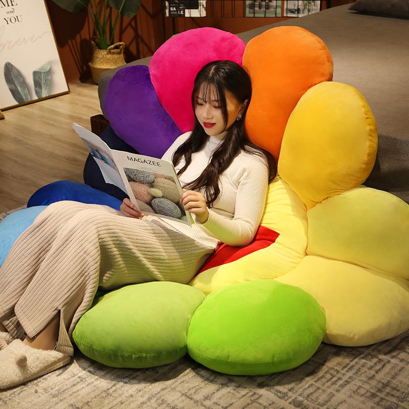 花朵超大地上坐垫可爱蒲团家用地板懒人坐墩飘窗榻榻米装饰垫抱枕