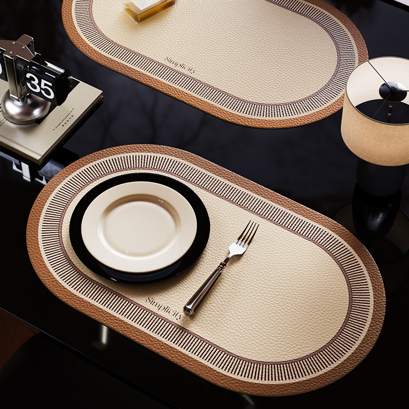 简序现代轻奢简约西餐垫隔热垫防水防油免洗餐桌垫杯垫碗垫家用,居家布艺,餐垫,淘宝优惠券,粉丝福利购,淘宝优惠卷