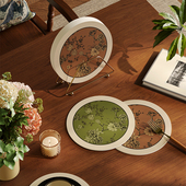 艾德琳法式 餐桌隔热垫杯垫碗垫防烫垫家用耐高温杯子茶杯防烫软垫