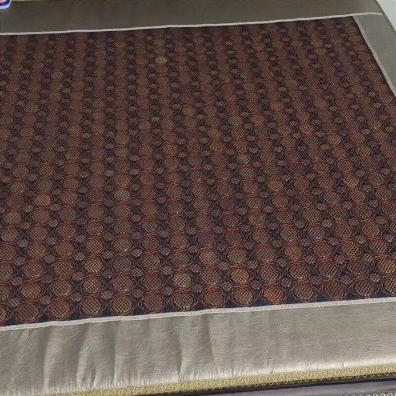 砭润康天然泗滨砭石热疗床垫热敷床垫美容泗水砭石红砭石床垫单人