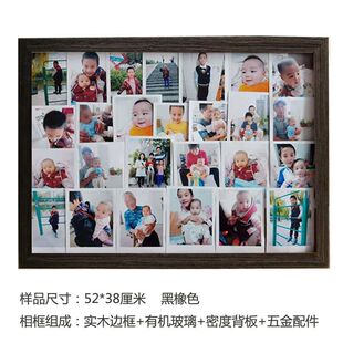 怀旧老式玻璃相框6070年代家庭大尺寸多张照片框挂墙装饰礼物i.