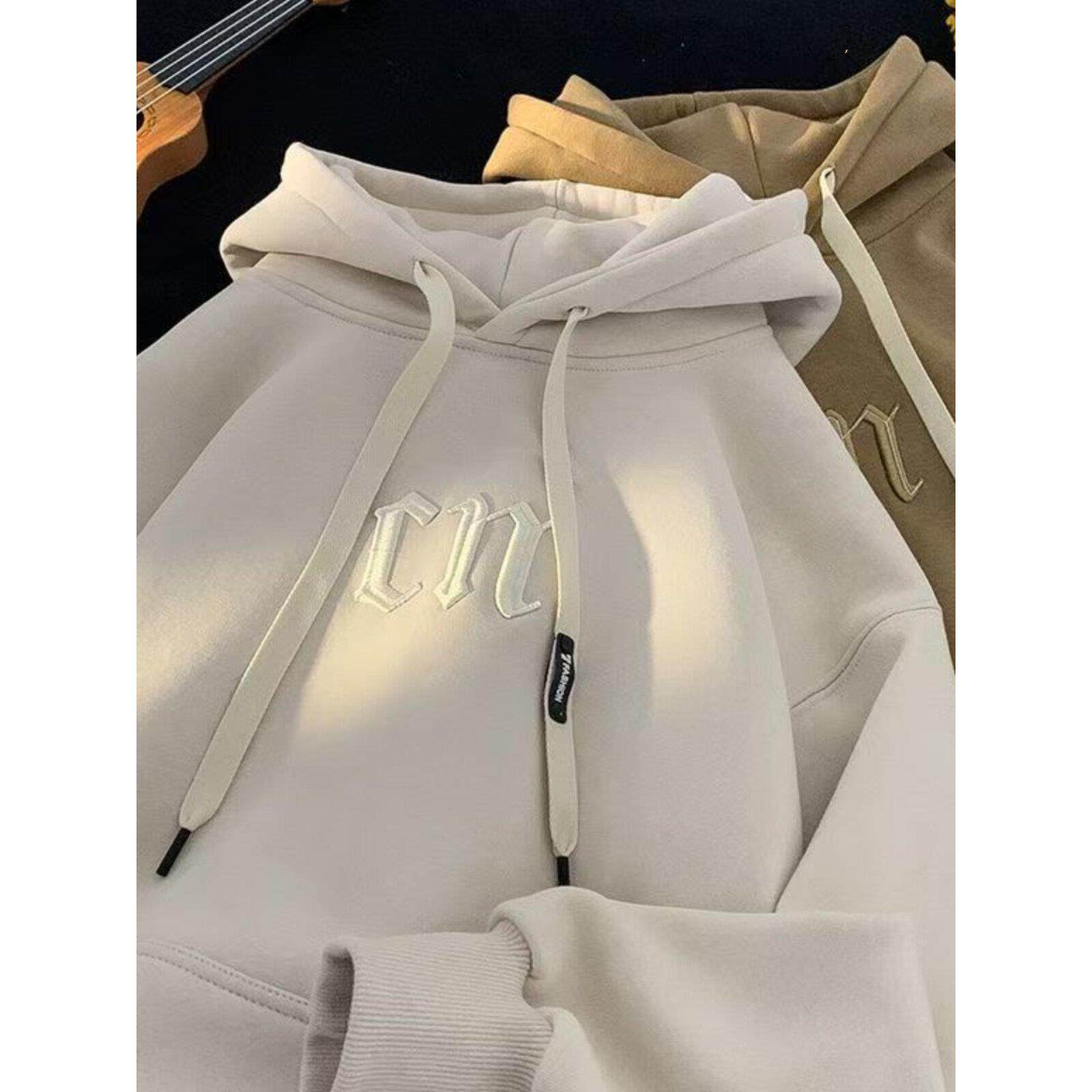 中大童卫衣运动连帽卫衣2025春秋款男童卫衣青少年休闲纯棉一体绒