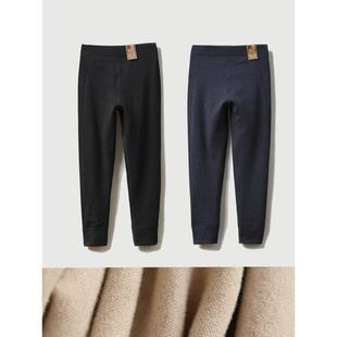 550gA类 儿童双层保暖裤男女童高腰收口打底秋裤中大童170 秋冬款