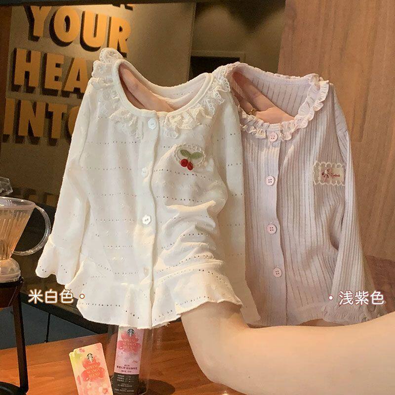 女童夏天开衫空调服外套