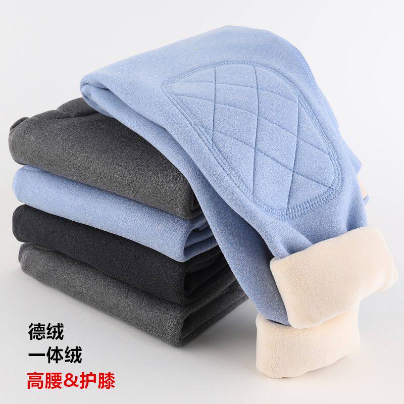 儿童保暖裤男童加厚绒裤