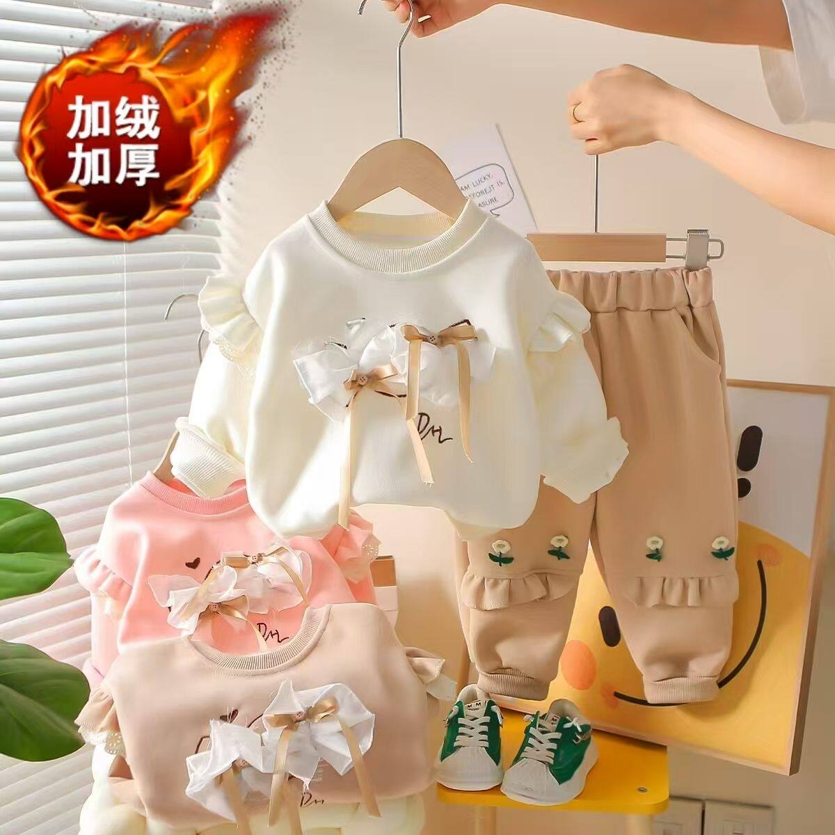 冬季儿童加厚加绒长袖20