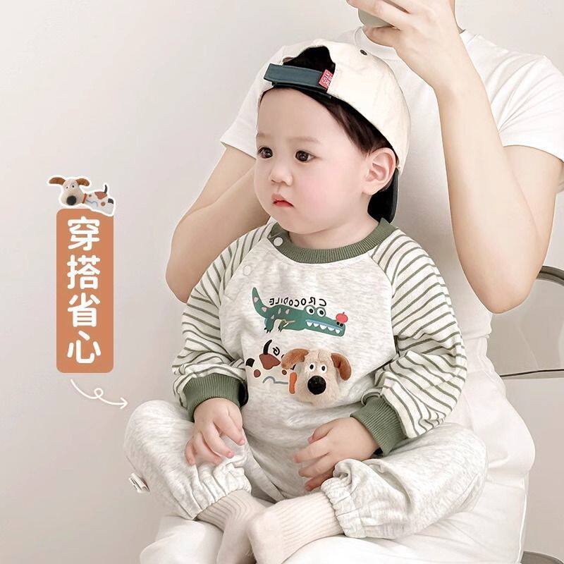 宝宝卫衣套装男女童春秋