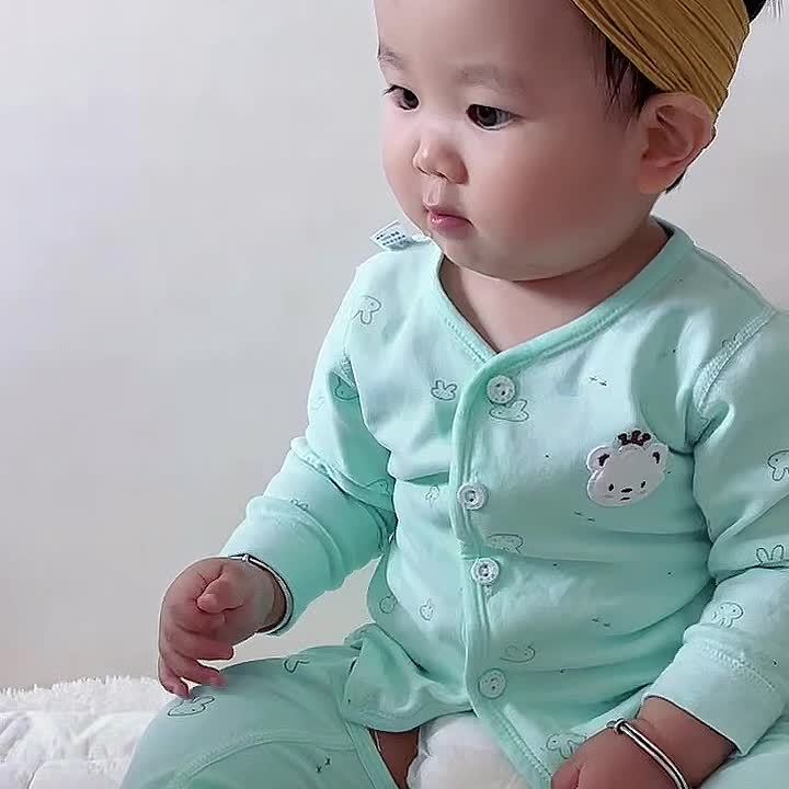 婴幼儿衣服单层纯棉无骨