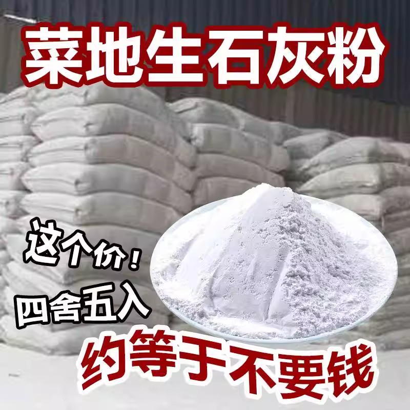 石灰粉10斤生石灰粉干燥杀菌消毒