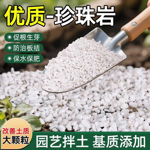 精品园艺轻质珍珠岩精筛无尘拌土