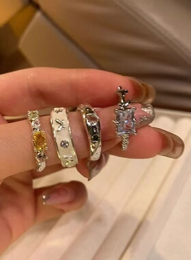 超仙戒指女小众设计时尚