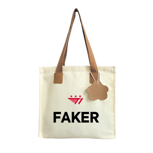 T1战队S13总决赛同款faker周边帆布包袋子手提学生书包单肩背包