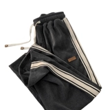 Вельветовые демисезонные штаны, утепленные джинсы с начесом для влюбленных, свободный прямой крой