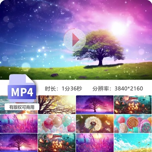 高清世界赠予我的王菲歌曲蒲公英海星生命树种子漂浮阳光视频素材