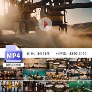 高清石油勘探开采输送管道储原创备战略资源中东新疆视频素材