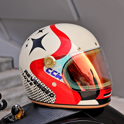 台湾头盔复古全盔四季秋冬款