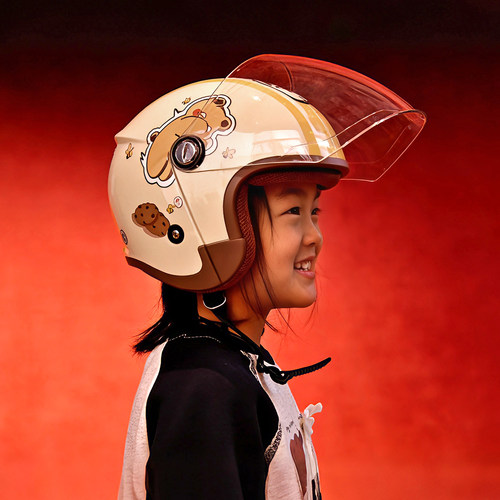 台湾卡通儿童头盔PICC人保承保