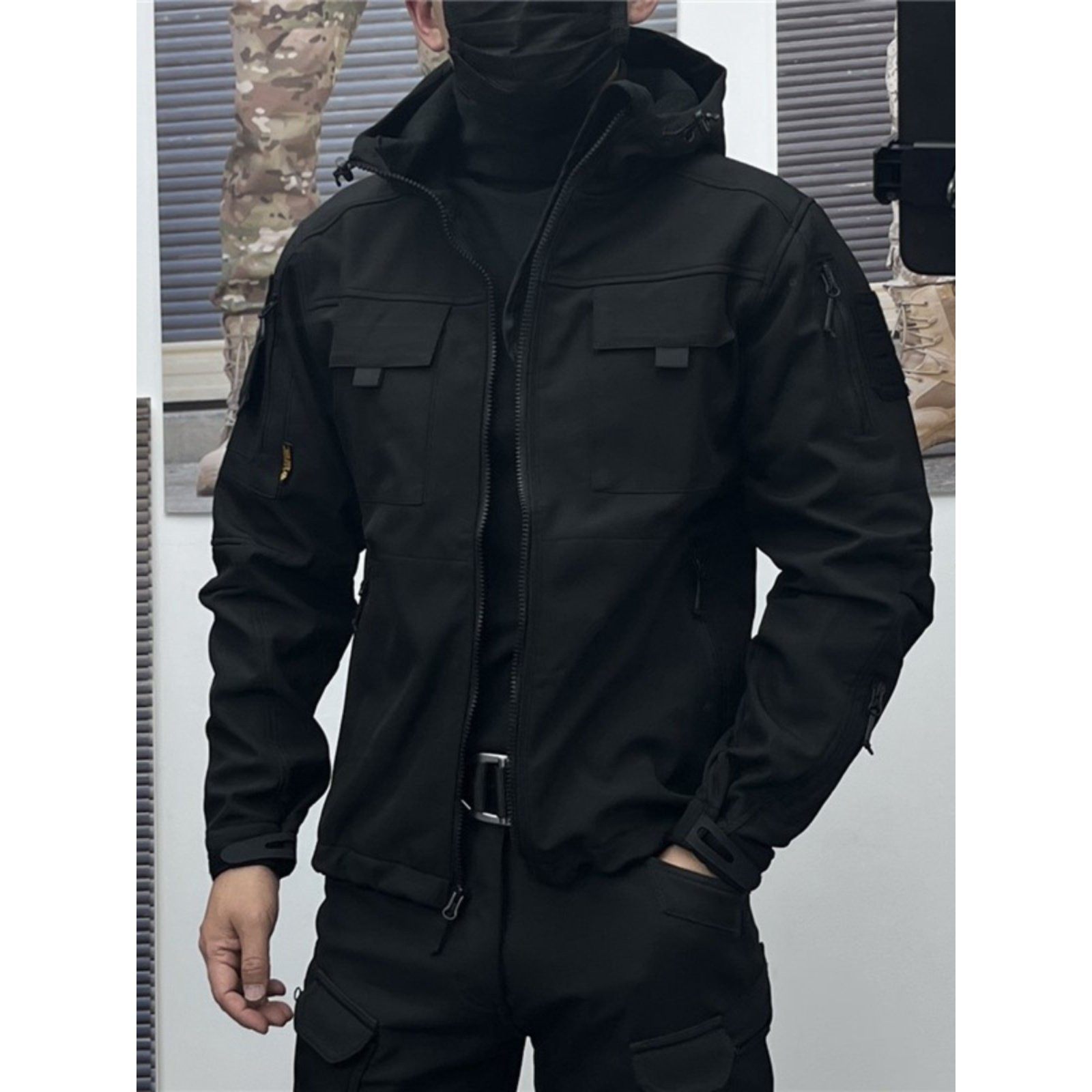 home daily 穿搭界中的翘楚！连帽夹克男士秋冬修身保暖抓绒外套,男装,秀禾服,淘宝优惠券,粉丝福利购,淘宝优惠卷