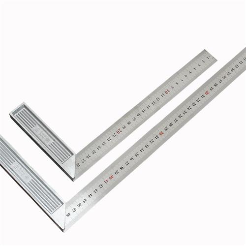 加厚90度角度尺不锈钢拐尺木工装修宽座直角尺L型板尺靠尺