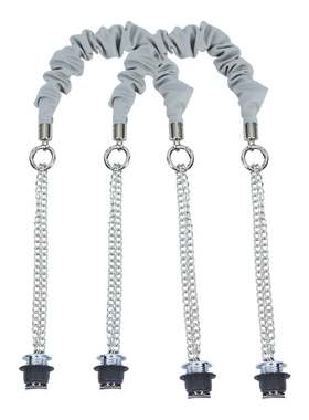 新款时尚Obag 大中包通用pu皮褶皱长提手柄银链OT扣单肩提手包带