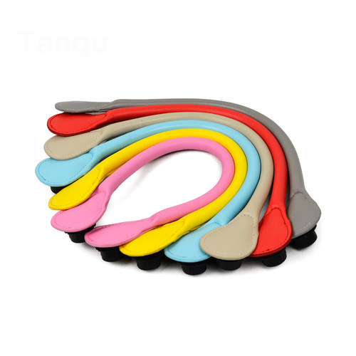 新obag多色皮革长短圆皮提手肩带