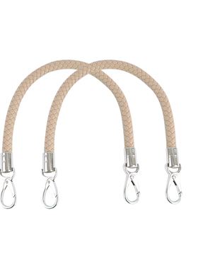 时尚Obag通用编织纹带钩圆手柄长短提手肩带适用于女士单肩手提包