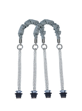 新款时尚Obag女包通用软布褶皱长提手柄配件银链OT扣单肩肩带包带