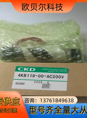 4KB119-00-AC200V  CKD 喜开理 电磁阀