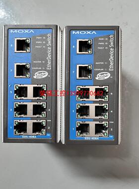 【荣强工控】拆机摩莎工业以太网交换机 MOXA EDS-408A