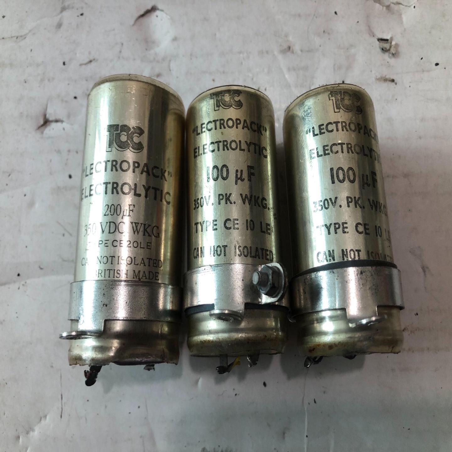 TCC电容  200uf  100uf  350v 标为