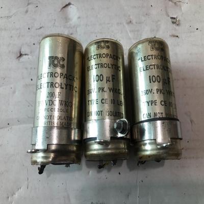 TCC电容  200uf  100uf  350v 标为