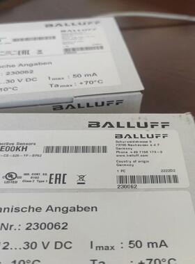 BALLUFF/巴鲁夫BAE00KH 正品现货