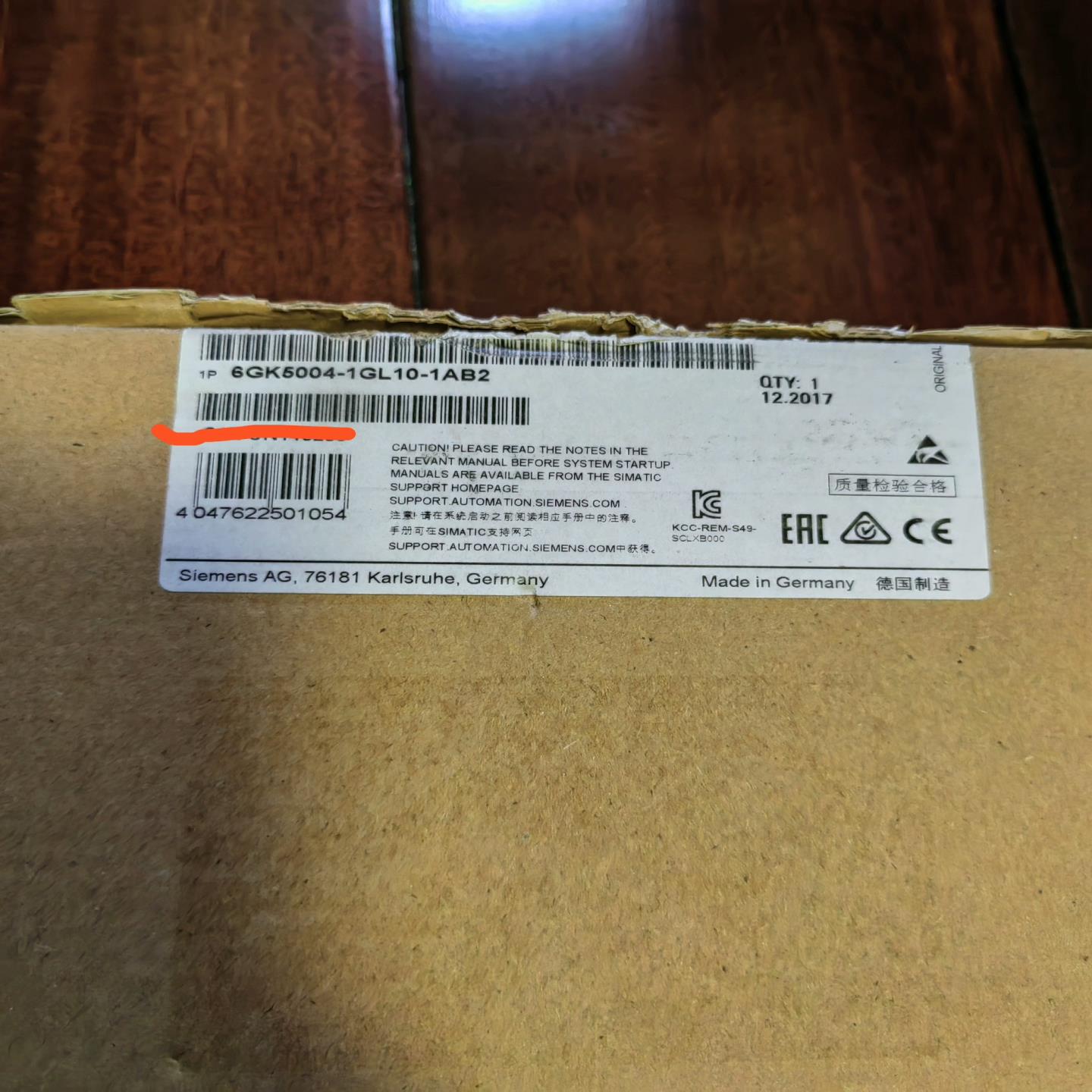 （设备配件）6- 1西门子-GK50041AB2GL10