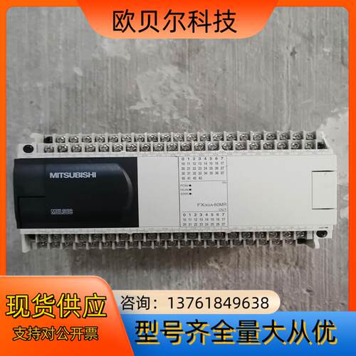 PLC、FX3GA-60MR-CM  ，功能完好！