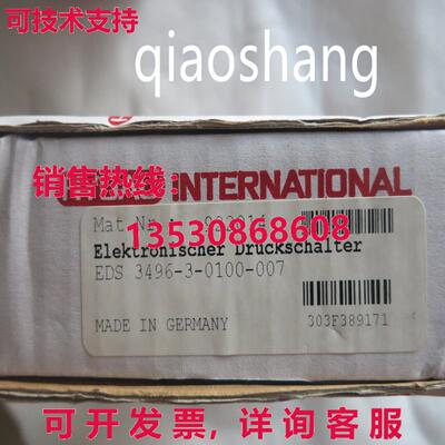 原装供应EDS3496-3-0100-007 Elektronischer Druckschalter New