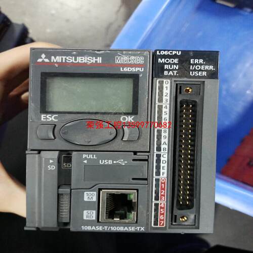 【荣强工控】MITSUBISHI三菱L系列模块 L06CPU 成色如图拆