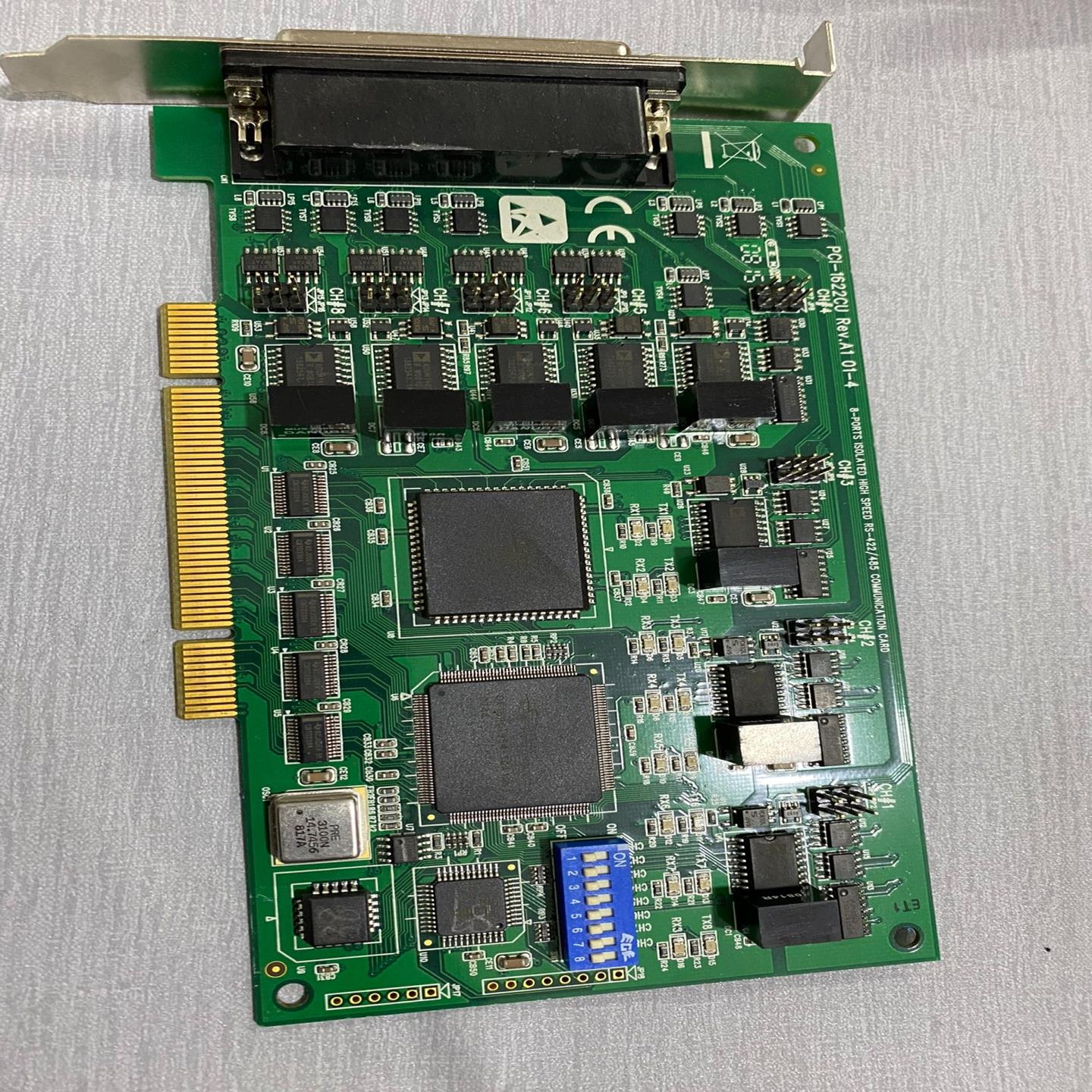 原装拆机。研华 PCI-1622CU REV.A1 8端口R