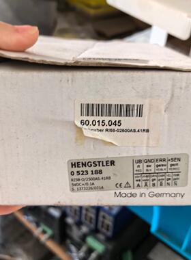 0523188亨氏乐HENGSTLER编码器RI58-O/2