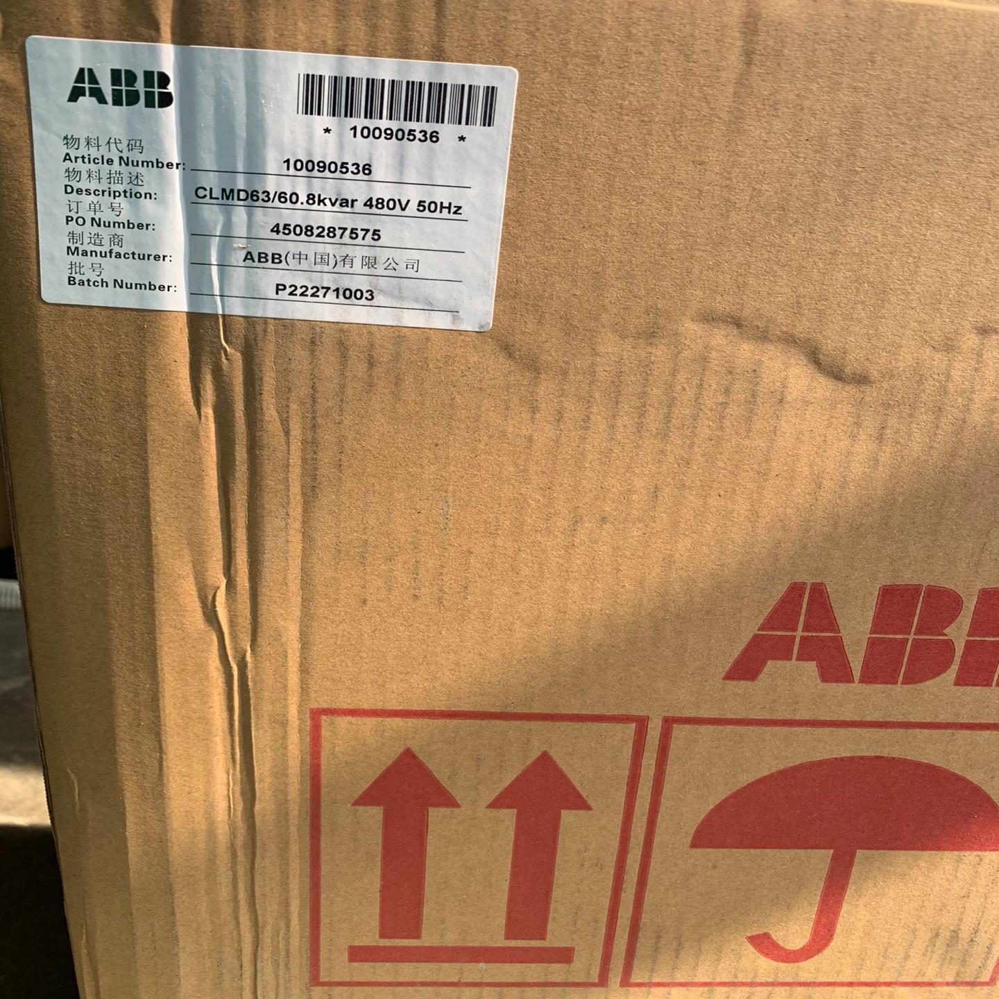 原装ABB电容器CLMD63 60.8kvar 480v 5