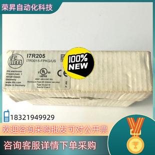现货I7R205易福门IFM传感器I7R3015 FPK