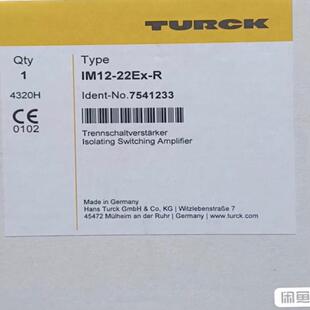 安全栅11IM34iEX 工程图尔克余图尔克TURCK 德峰