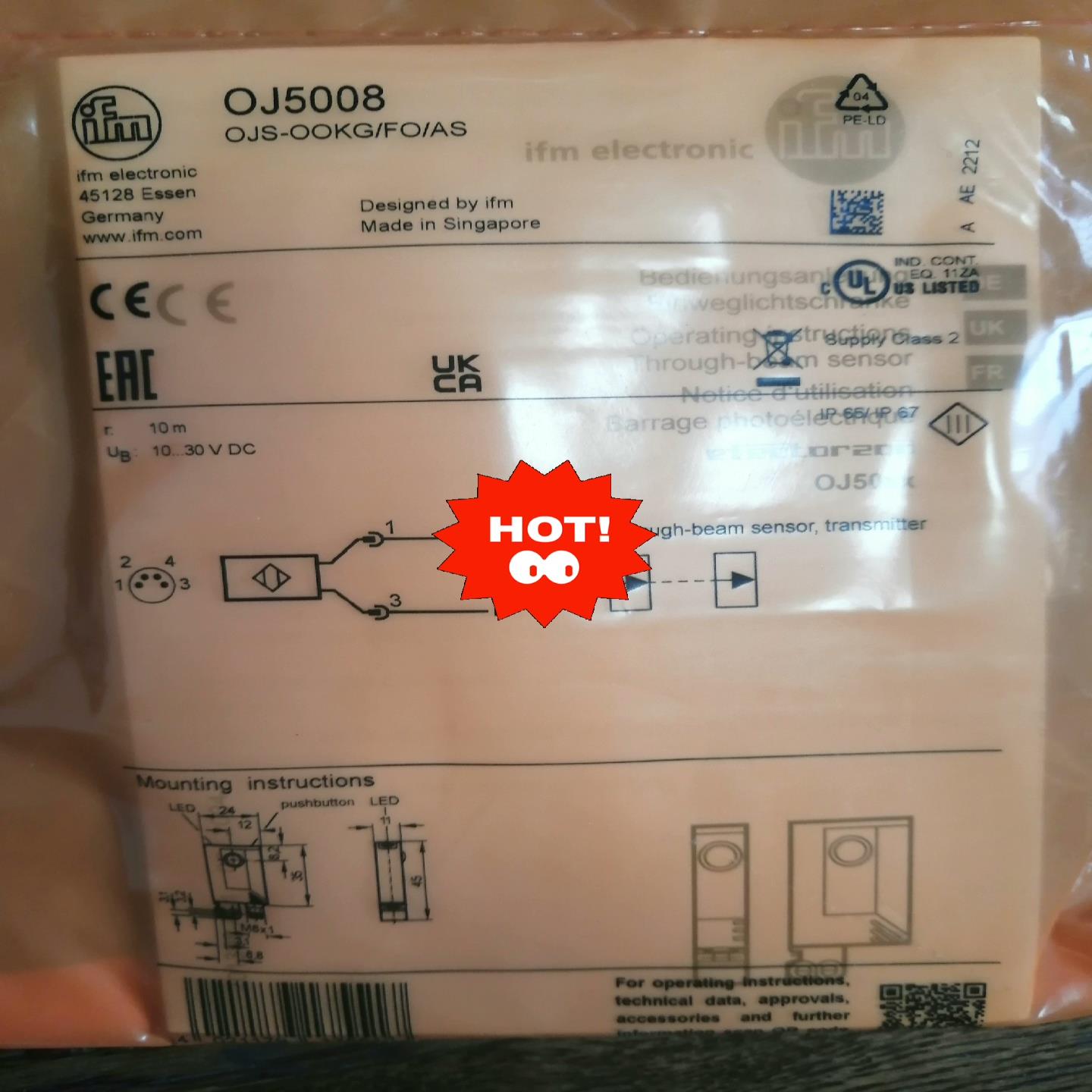 IFM OJ5008 原厂全新正品，