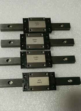 四条THK导轨滑块SRS15M，导轨长110㎜成色九成新议价