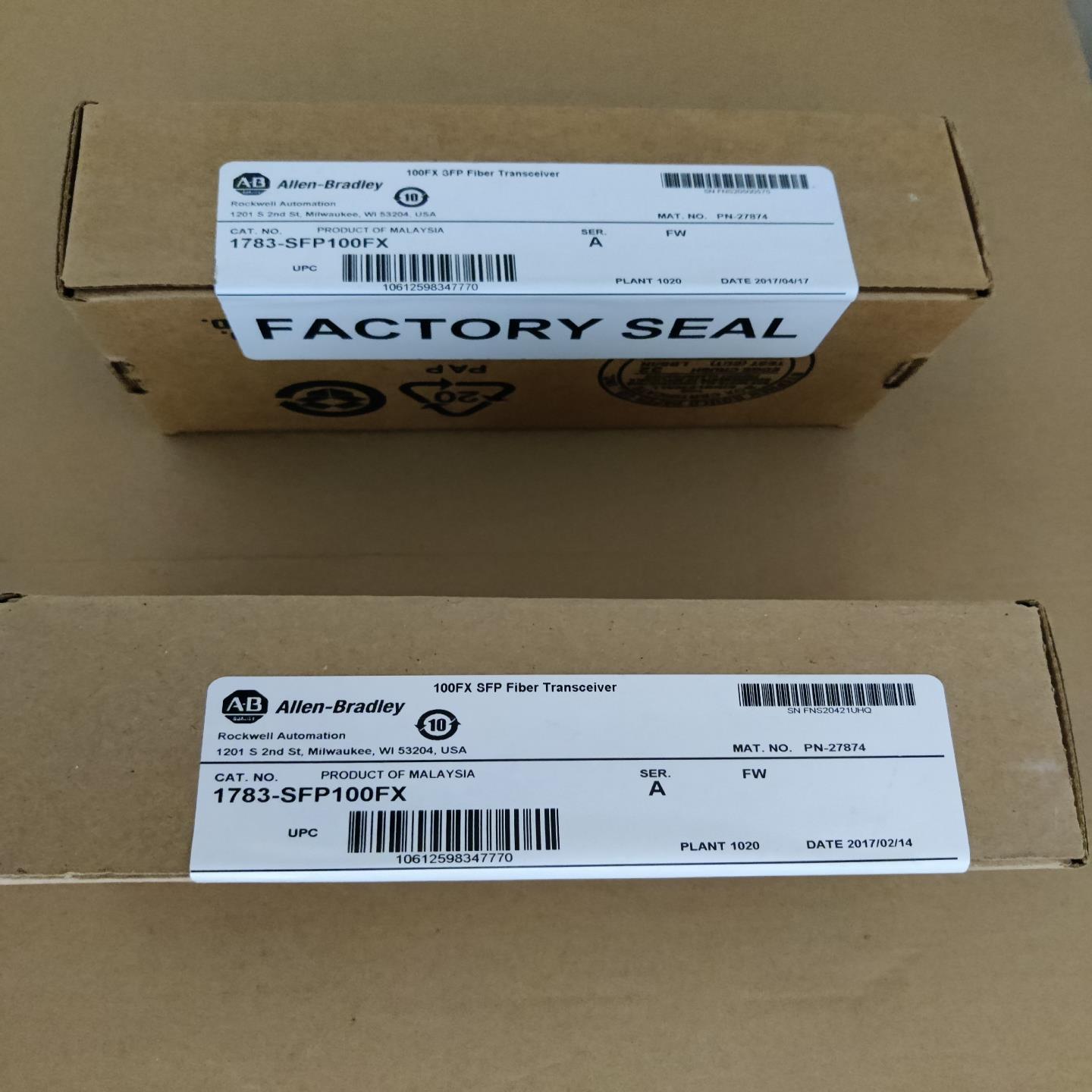 AB 光模块 1783-SFP100FX