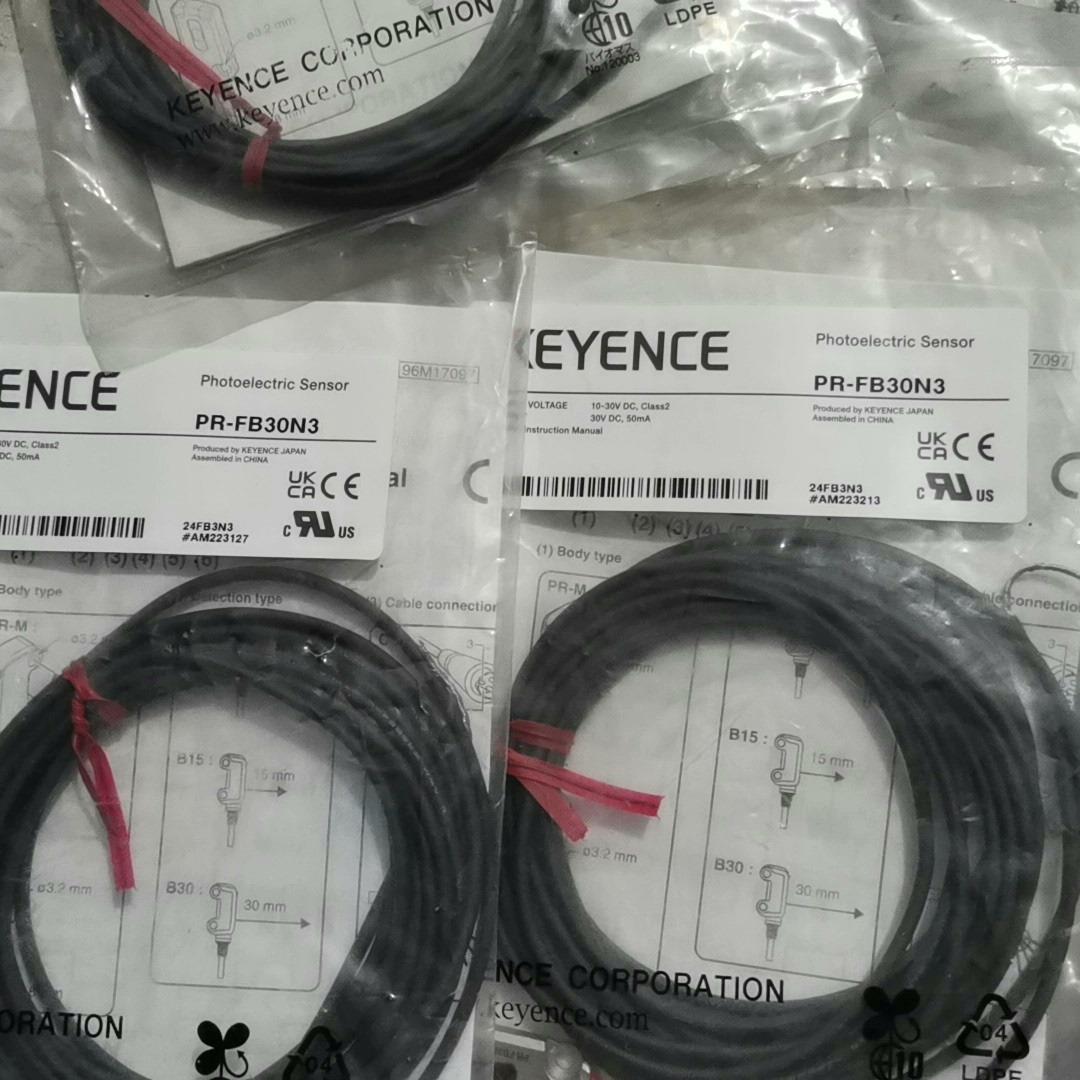 全新原装正品基恩士PR-FB30N3超小型对射光电传感