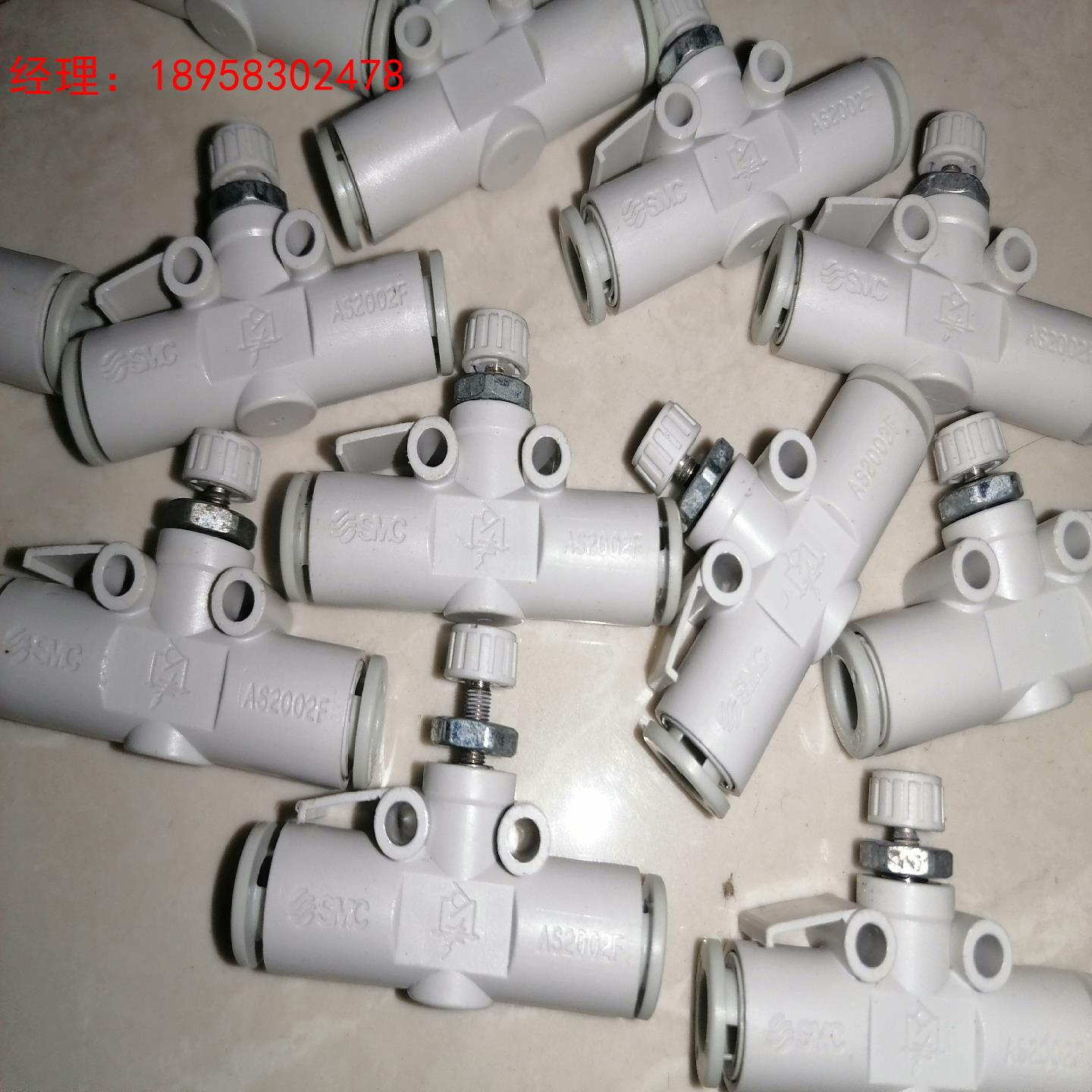 SMC原装正品AS2002F-06节流阀，非拆机件，保存不当