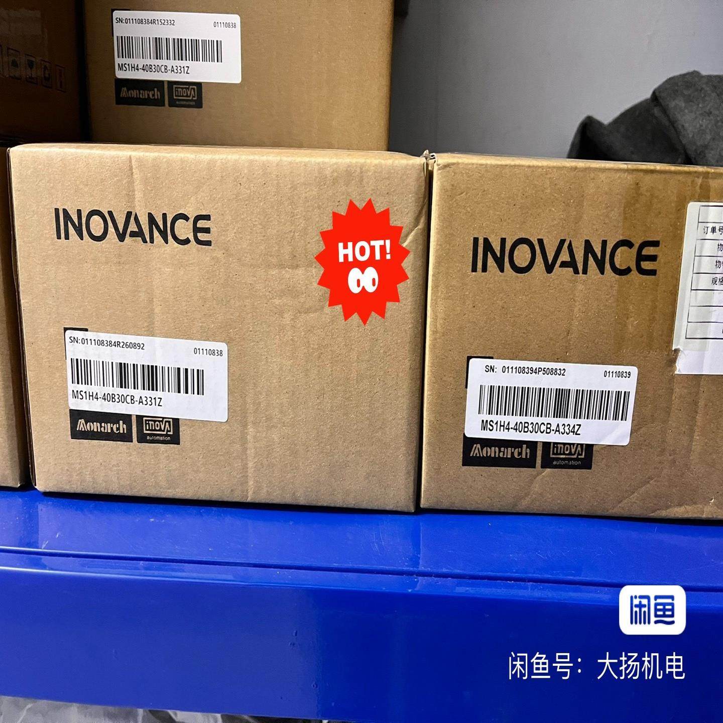 汇川400W电机MS1H4-40B30CB-A331Z不带刹