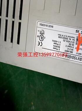 【荣强工控】韩国lg变频器sv150ig5a-4 15kw拆机测试好的实