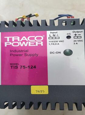 TRACO PIWER 开关电源 TIS 75－124  3