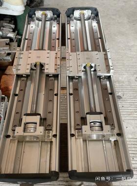 （设备配件）Pi铝滑台总长1010mm行程600mm丝杆2020导轨TH